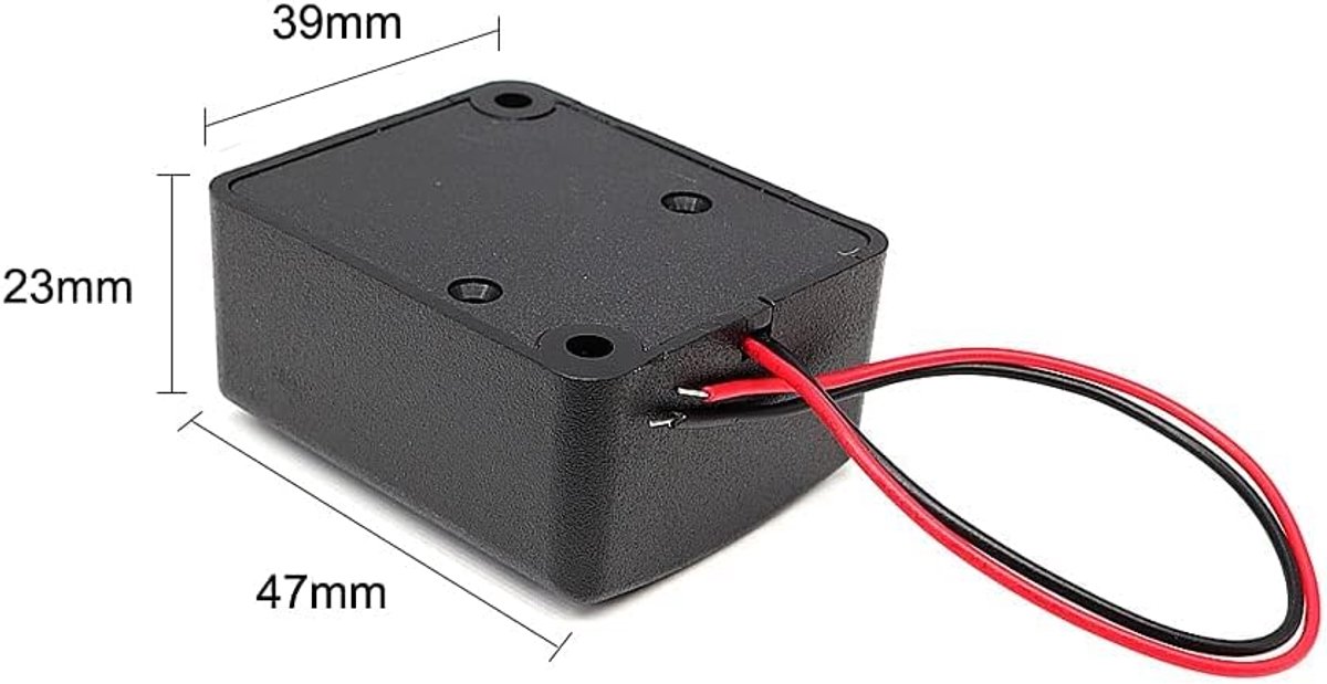 zalati Mini Piezo Alarm 110dB 12 V Miniatuur Sirene Antidiefstal HighDecibel Zoemer Alarm voor Auto Veiligheid