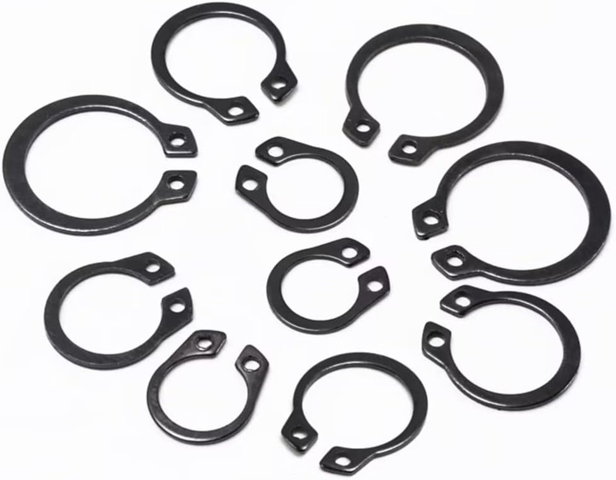 Staal Externe Circlip Snap Behoud Clip Ringen 11mm (200 stuks)