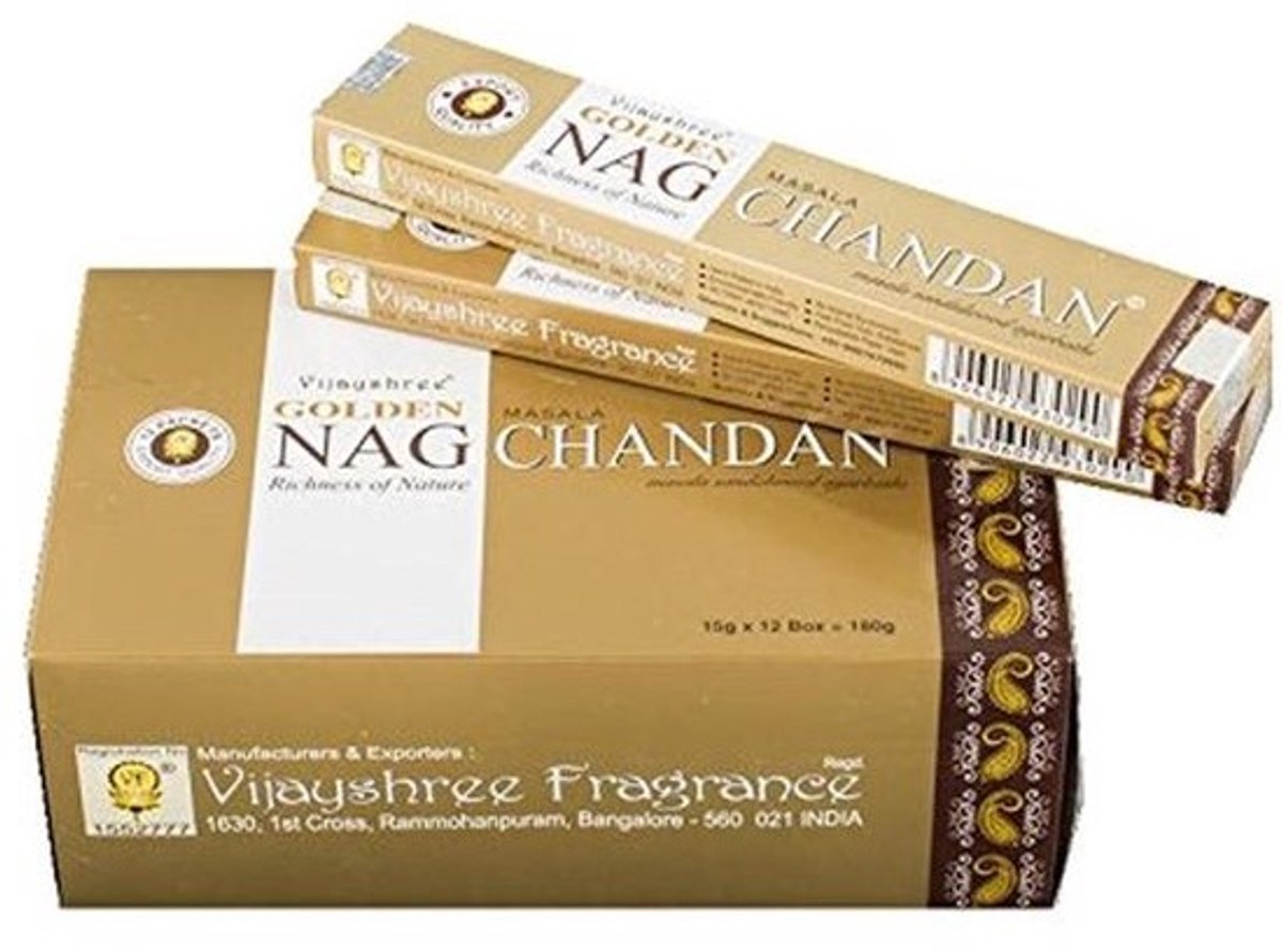 Nag Champa Sandelhout Wierookstokjes - 180 g