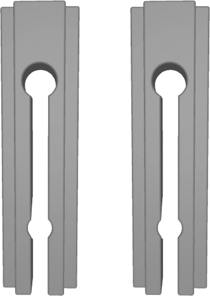 2 x geleiderails, nootadapter voor Bosch PTS 10 T-groeftafel, tafelcirkelzaag, geleiderail, handcirkelzaag, accessoires, groefadapter, railgeleiding