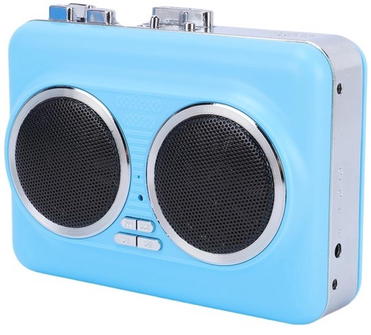 Cassette Speler - MP3 Converter Tape - Muziek Luisteren - Ingebouwde Speaker - 11.4x3.8x8.9cm - Zwart