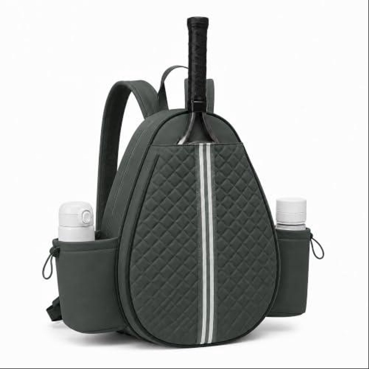 Tennistas, tennisrugzak voor dames en heren, waterdichte sportrugzak voor 2 tennisrackets, multifunctionele tas voor tennis, badminton en pickleball