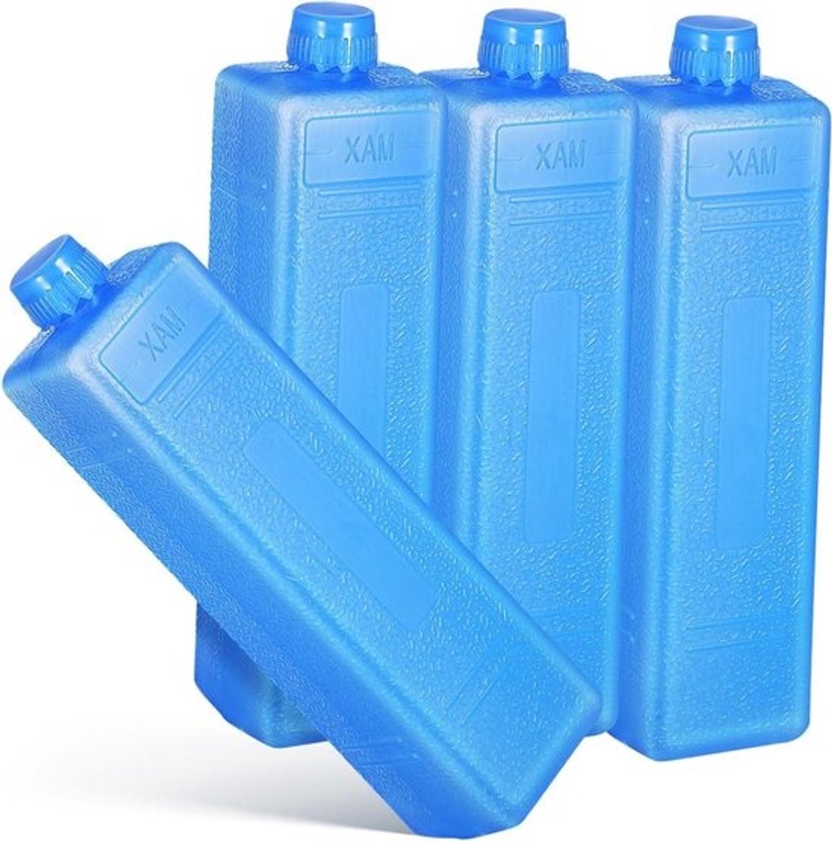 Herbruikbare Koelblokken - Vrieselementen Koelbox - Voedsel Vers Houden - Compact Ontwerp - 4 Stuks - Blauw