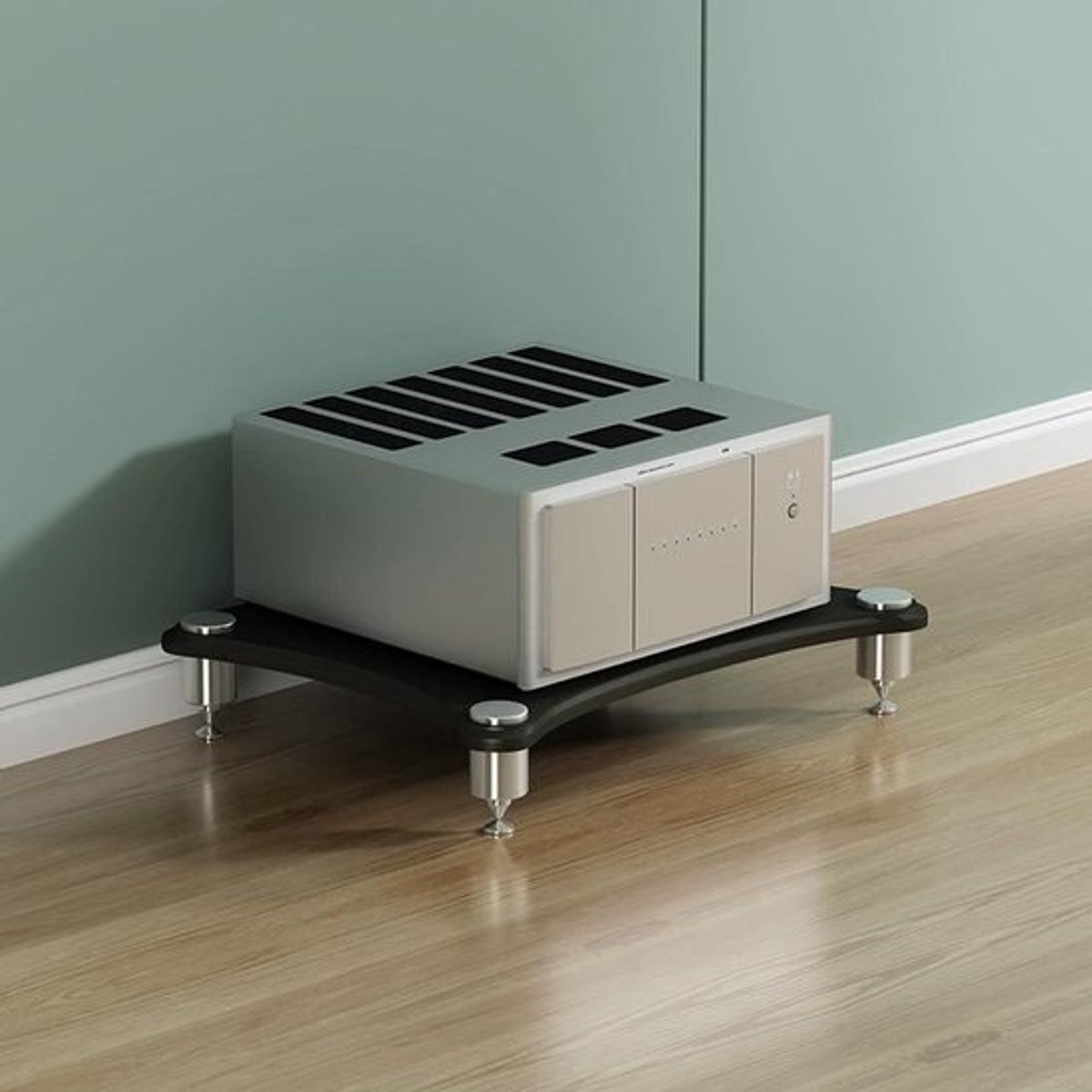 Audio Rack - Stereo Toren - Apparatuur Organiseren - Open Ontwerp - 60 x 48 x 10 cm - Zwart