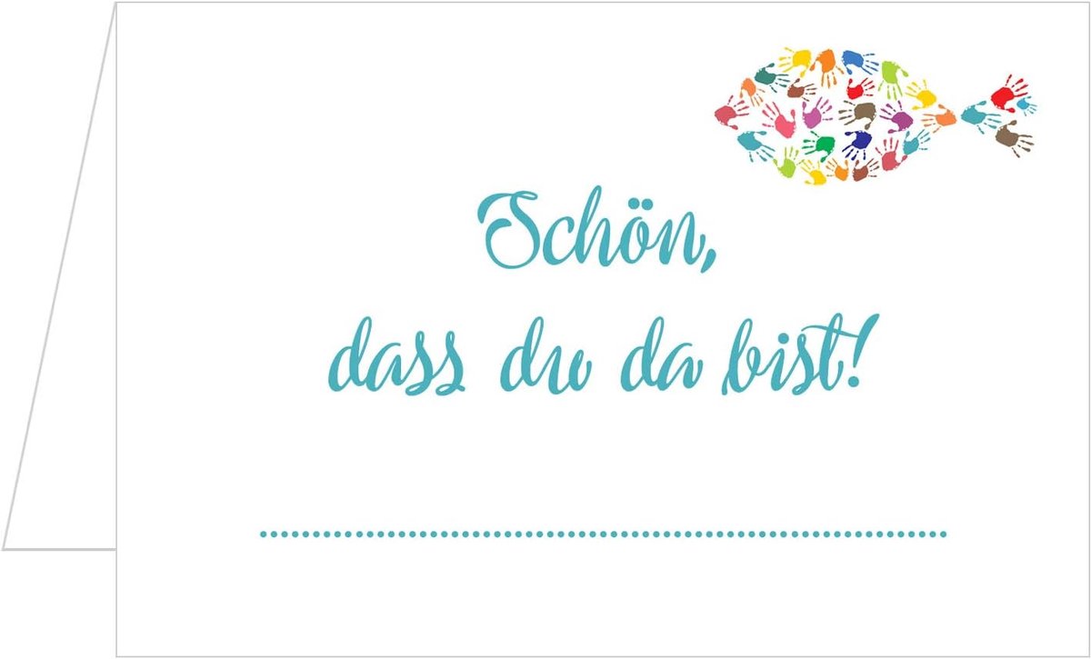Seidel Set 50 Premium tafelkaarten, plaatskaarten, naamkaarten, communie, vormsel, doop, feest