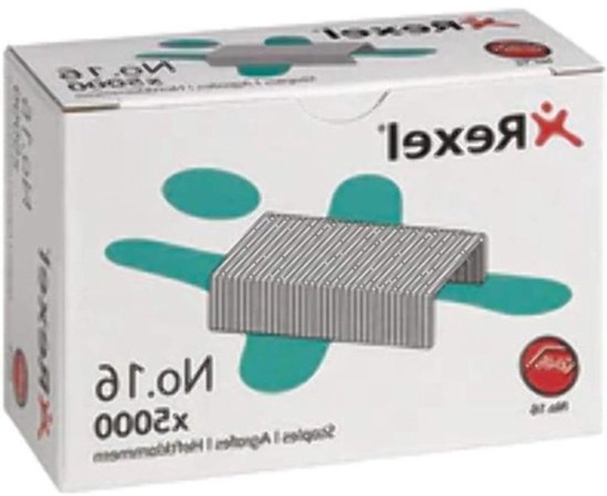 Nietjes - Kantoor nietjes - Papier Werk - Standaard formaat - 6mm 5000 stuks - Zilver