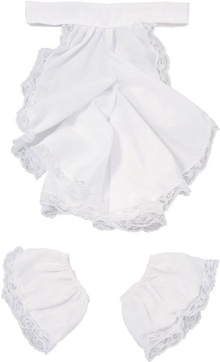 Koloniale Jabot en Manchet Kostuum Set voor Volwassenen