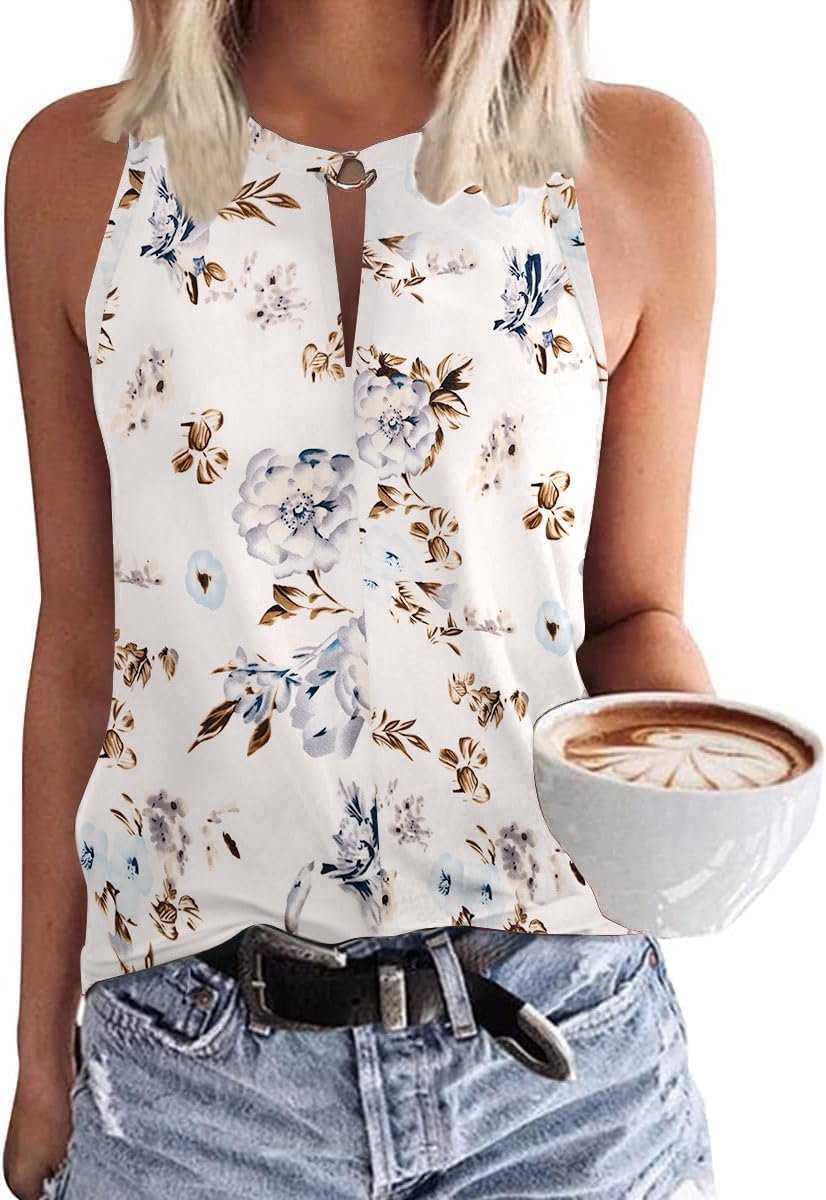 Tanktop dames blouse dames zomer bovendeel V-hals mouwloos shirt