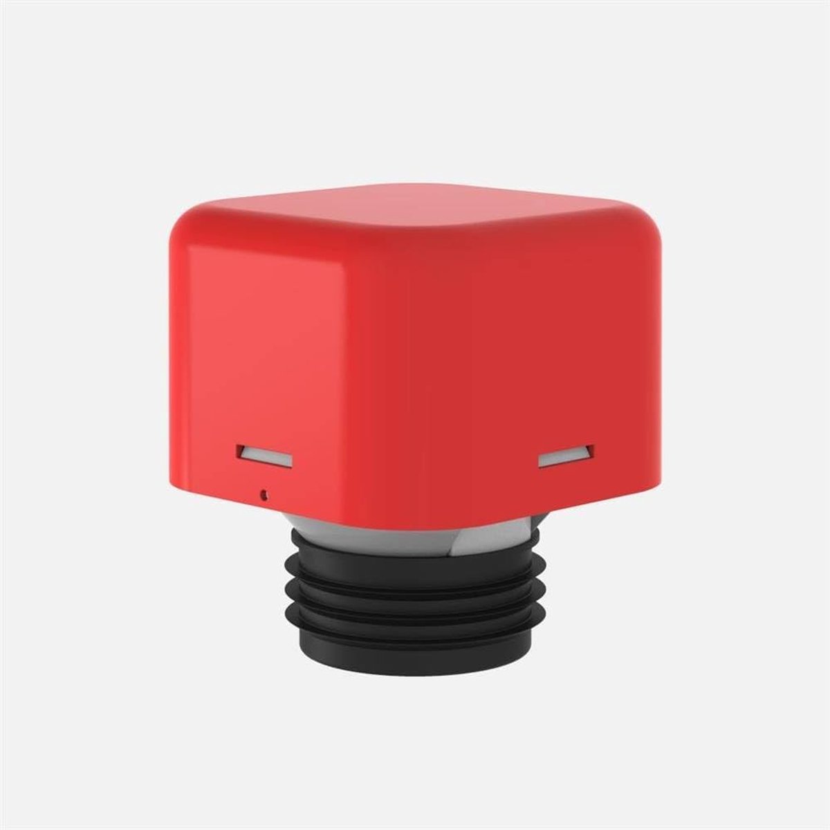 Pijpbeluchter ventiel buiten DN 70-100, bekleding: rood