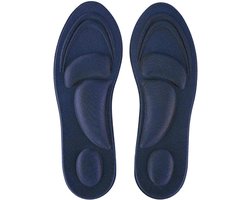 Orthotic Arch Support Insole, Flat Feet Memory Foam Shoe Pad Plantar Fasciitis Comfort Accessories (Dark Blue for Women)