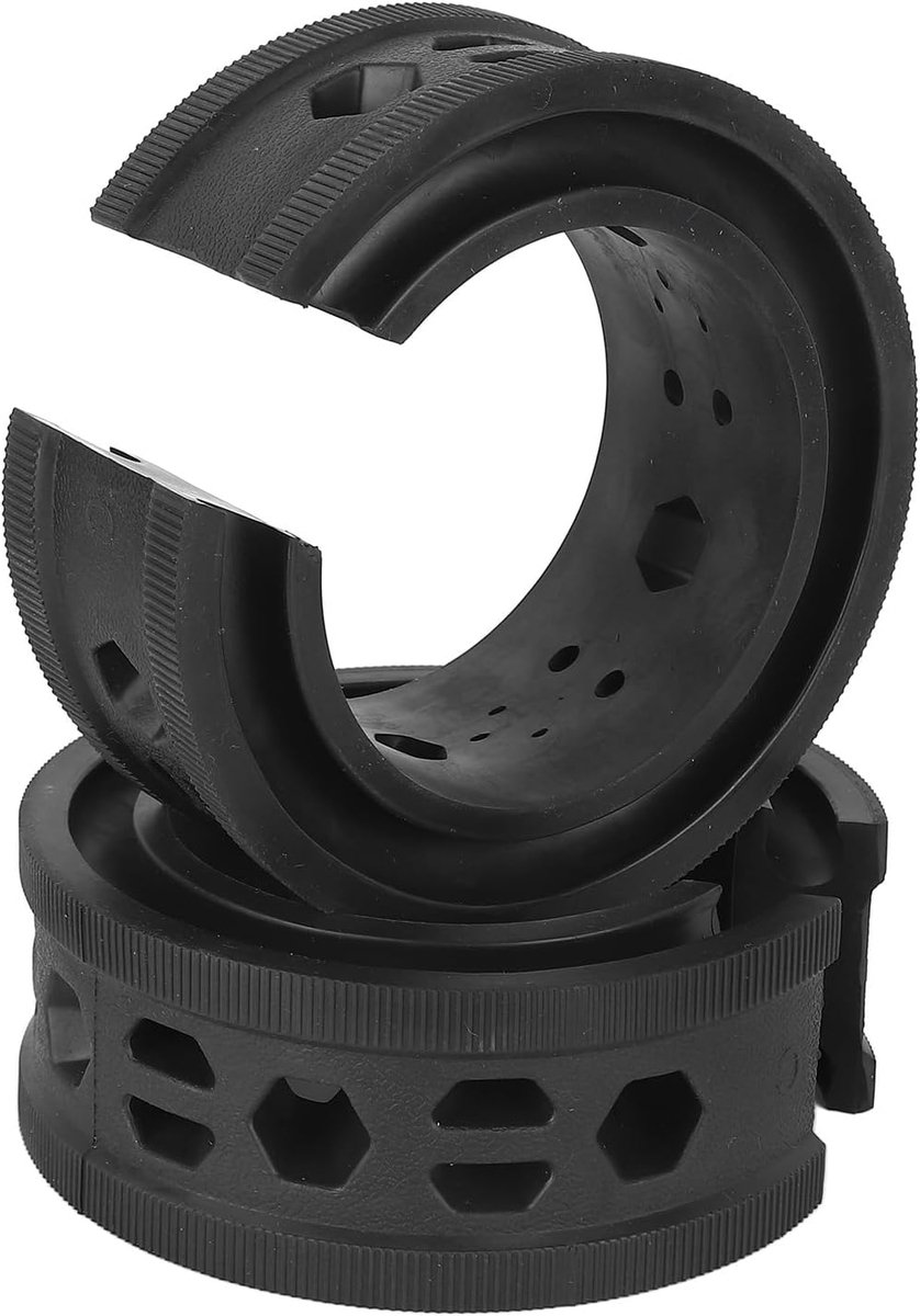 Dailygoods- Schokdemper met Veer - Vermindert Trillingen/Geluid - Verbeterde Stabiliteit/Comfort - Anti-vibratie - 2 Stuks - Universeel Rubber - Schok