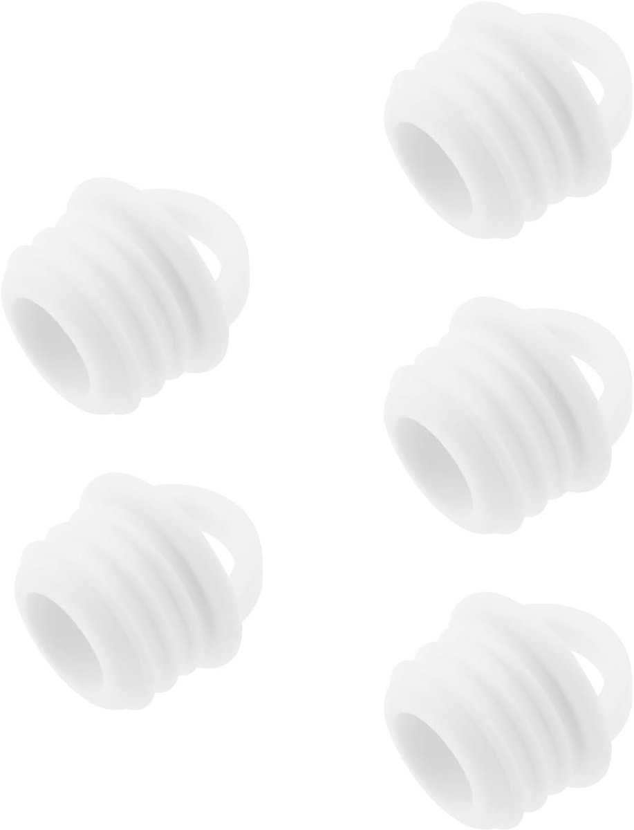Dailygoods- Afvoerplug 5 Stuks - Rubber Stopper - Dweilemmer Plug - Betrouwbare Afdichting - Duurzaam Materiaal - Geschikt voor 22mm Gat