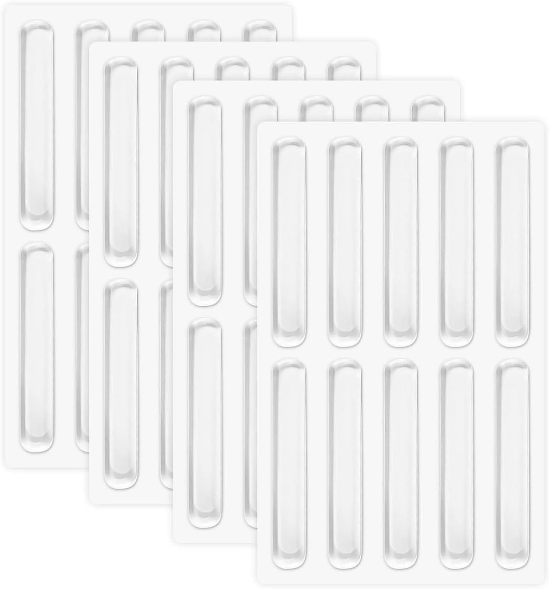 Dailygoods- Meubelbumpers 40 Stuks - Transparante Siliconen Pads - Zelfklevend - Waterdicht - Krasbestendig - Geluiddempend - Meubelkussens