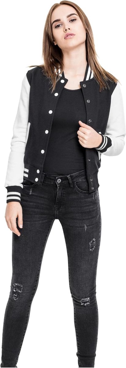Classics 2-Tone College Collegejas zwart-wit
