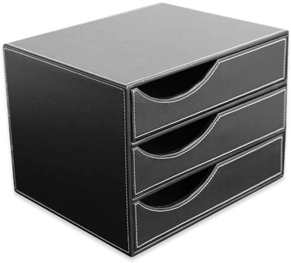Dossier Opberger - Opbergbox Dossiers - Bureau Organiseren - Multi-Layer Drawer - 32.5*25*23.5cm - Zwart