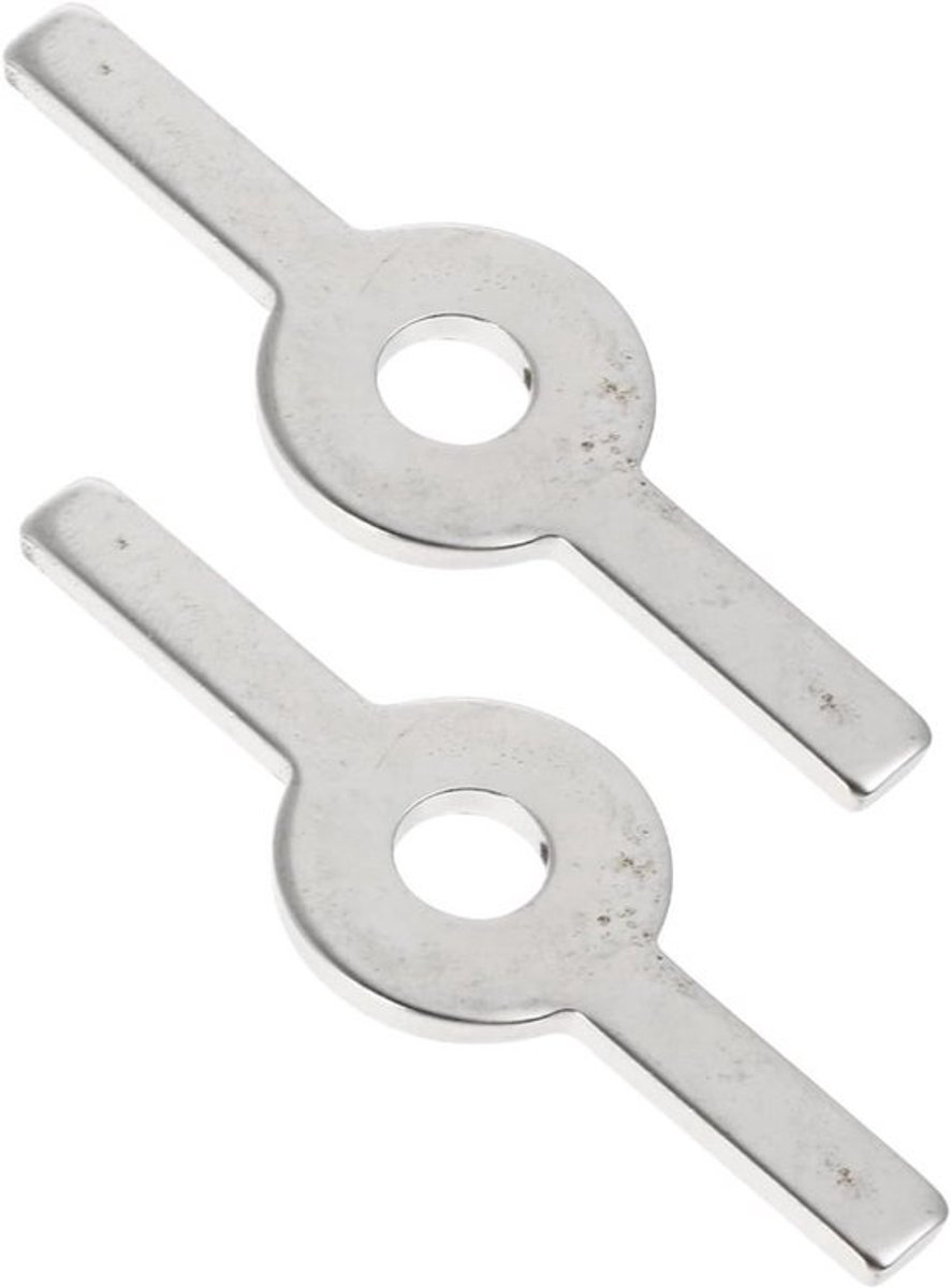 Vleesmolen Beugels - Vul Accessoires - Worst Maken - Duurzaam RVS - 2 Stuks - Zilver
