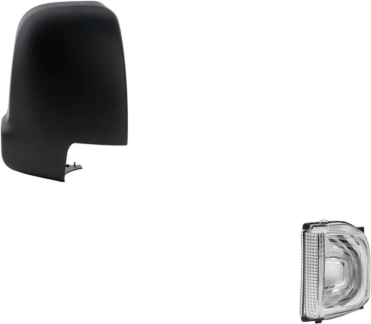 Spiegelkap + spiegelknipperlicht geschikt voor Mercedes Sprinter 907 vanaf 02/18- rechts