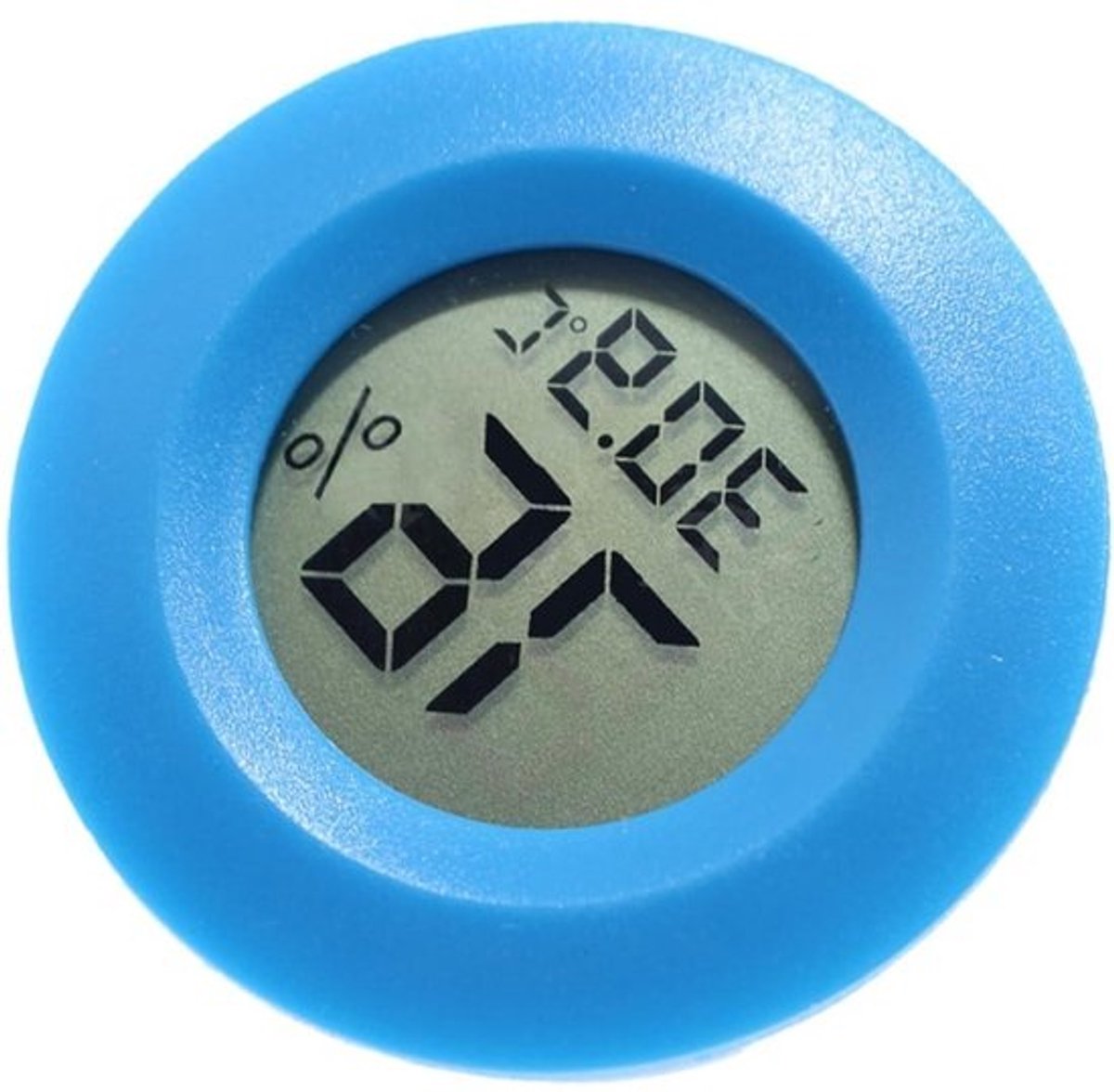 Kamer thermometer - Binnenmeter monitor - Temperatuur vochtigheid meten - 2-in-1 functie - 45 cm - Blauw