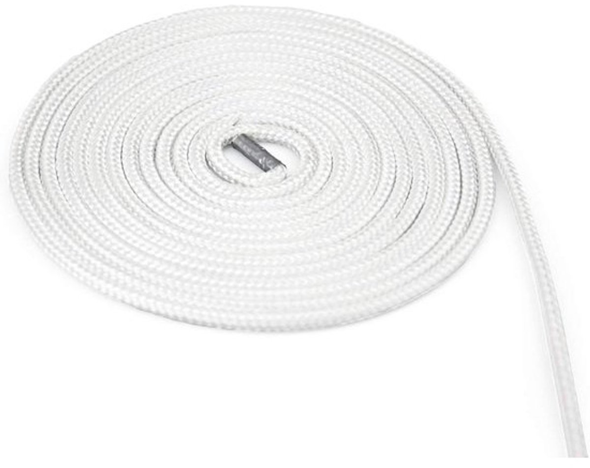 Polypropeen Touw - Gevlochten Lijn Textielkoord - Buiten Gebruiken - UV-bestendig Slijtvast - 8 mm 25 meter - Wit