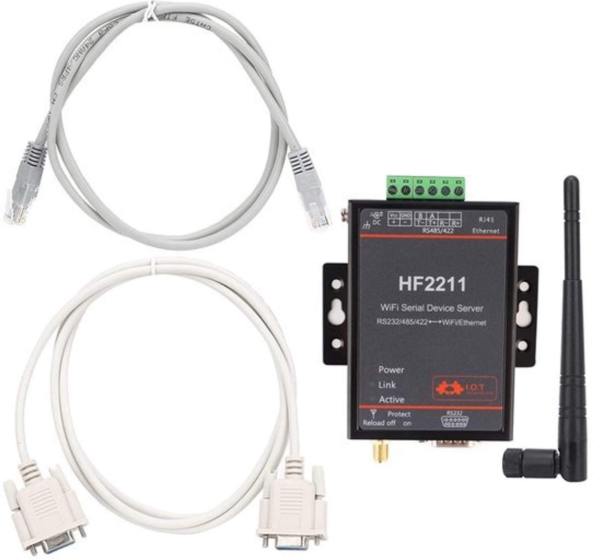 Dailygoods - Seriële Server Dual Port naar Ethernet met RS232/RS485/RS422