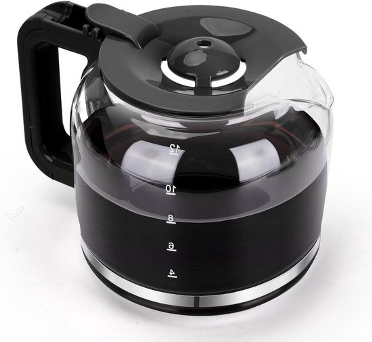 Glazen Koffiekan - Vervangende Karaf - Koffie Maken - Hittebestendig Glas - 1.5 Liter - Transparant