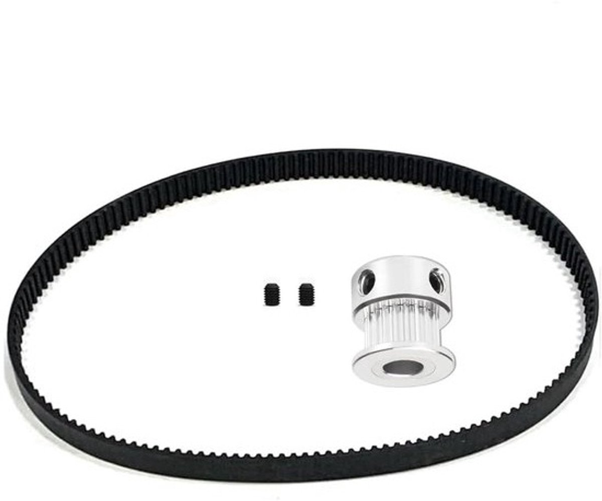 Keukenmachine Riem - Transmissieriem Tandwiel - Vervangen Versleten Onderdeel - Slijtvast Hittebestendig - 500 g - Zwart