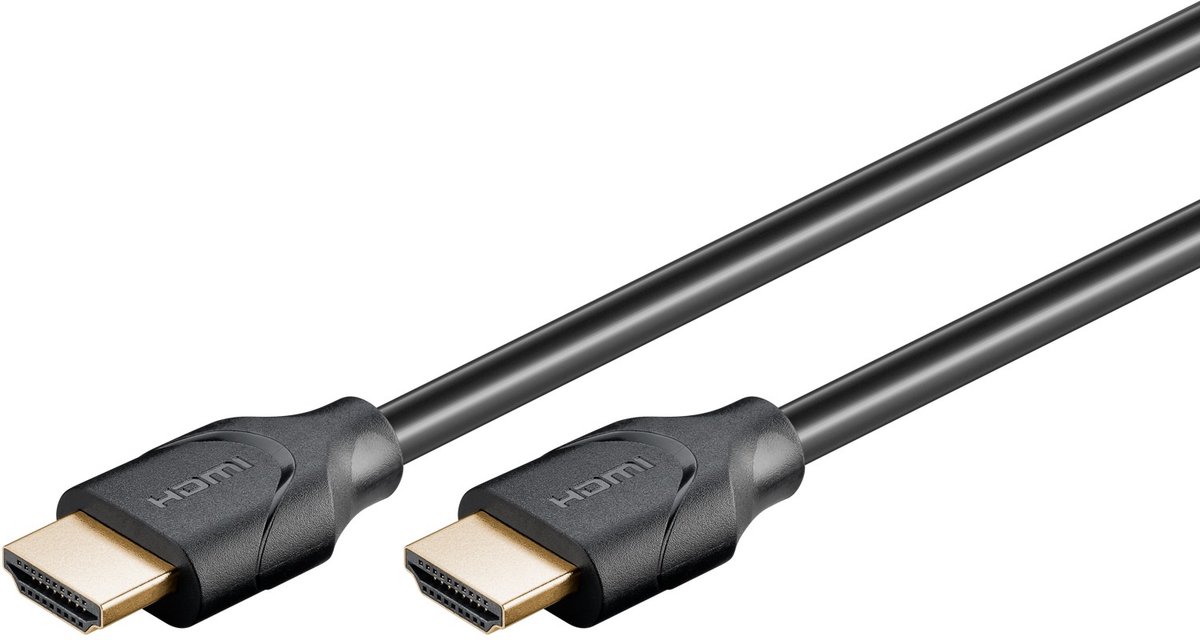 Image of Goobay Ultra High Speed HDMI-kabel met Ethernet, 8K/60 Hz, 48 Gbit/s, 3 m, zwart