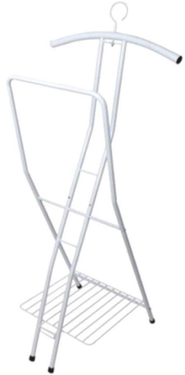 Opbergbankje Tuin - Buitenbankje Zitbank - Terras Meubilair - Wit Gelakt - 47 x 42 x 113 cm - Wit