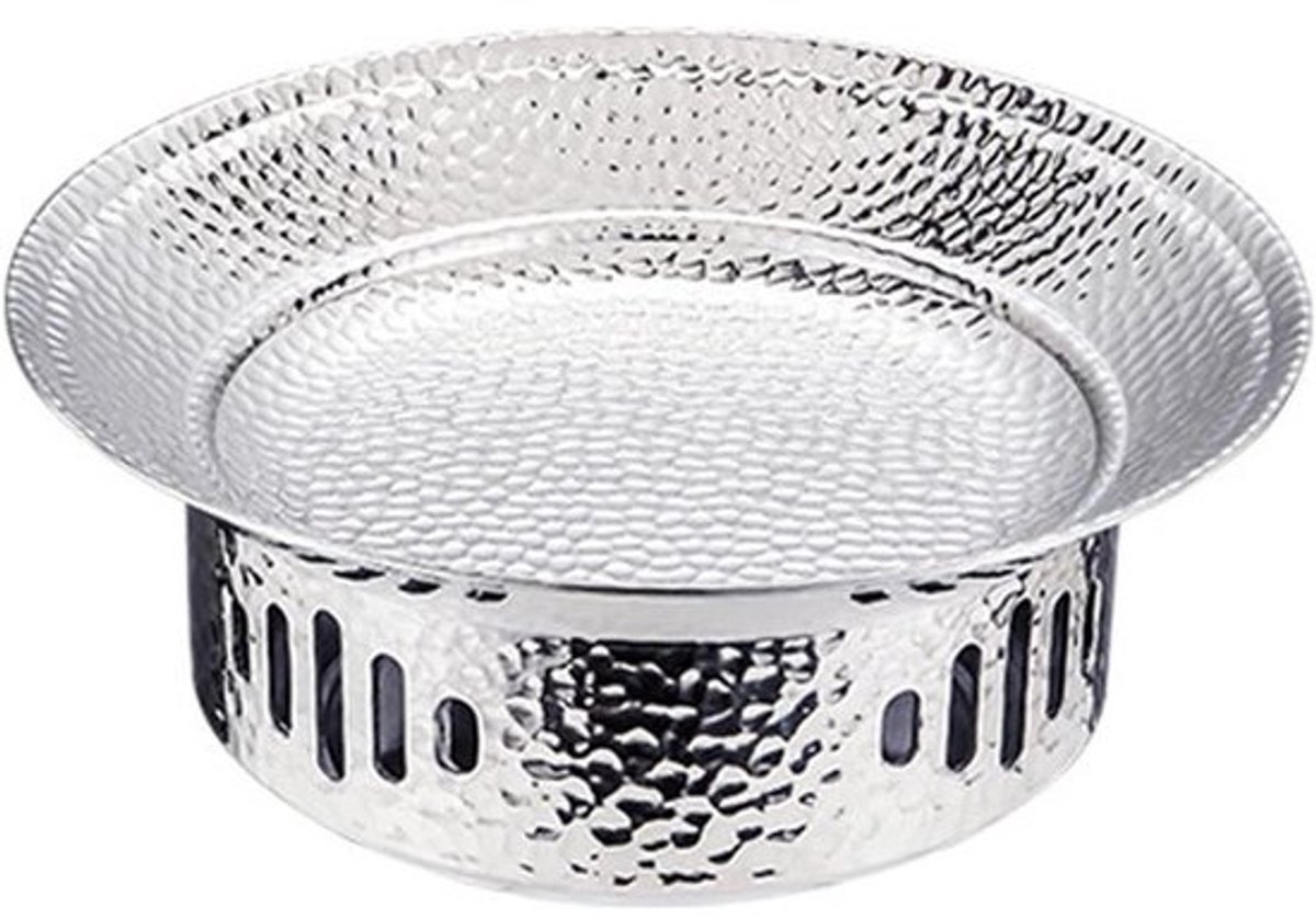 Voedselverwarmer Set - Buffetpan Warmhoud - Feestelijke Buffetten - Roestvrij staal - 33 cm - Zilver