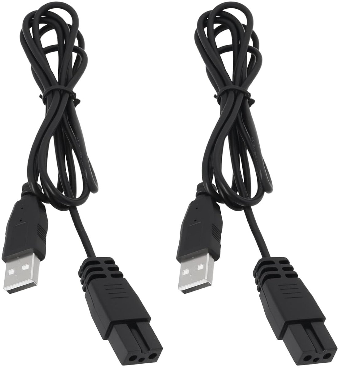 Dailygoods - 2 x USB-oplaadkabel voor Zwembadstofzuiger 1,2 m