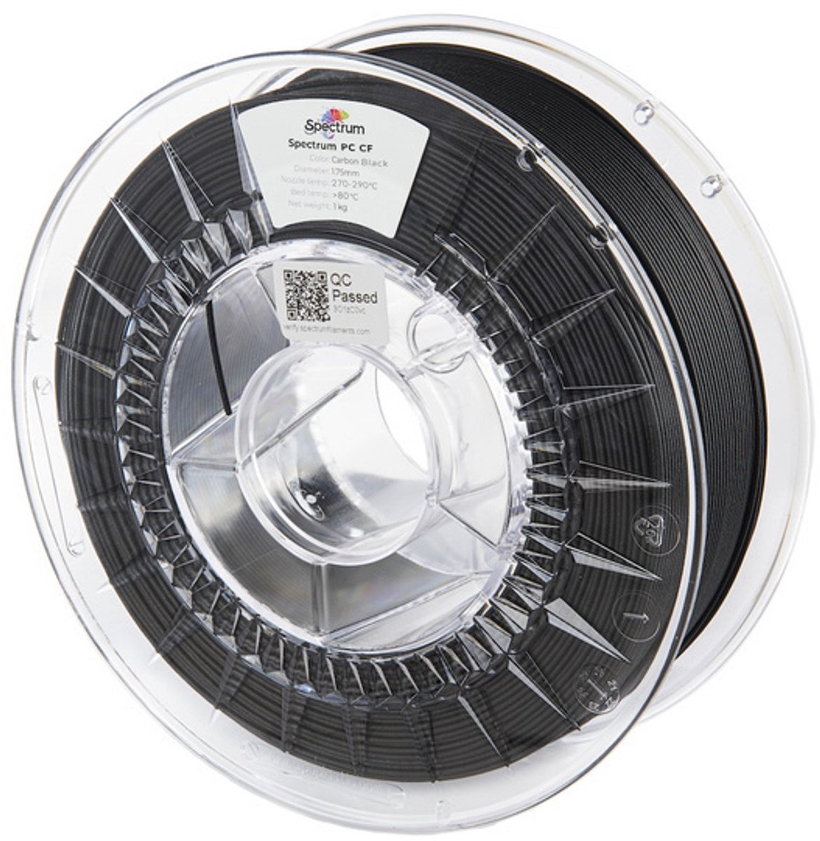 Spectrum PC + CF carbon Zwart 1 kg Filament