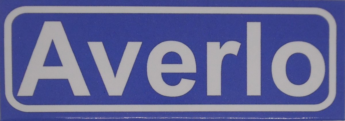 Souv© - koelkast magneet - plaatsnaam bord - kombord - souvenir - koelkastmagneetje - relatiegeschenk Averlo