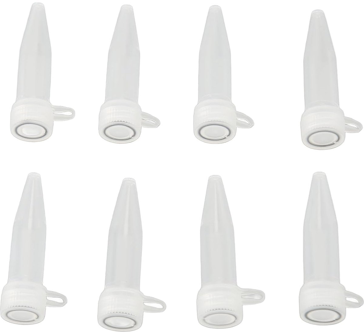 500 Stuks Polypropyleen Microcentrifugebuizen Lichtgewicht Herbruikbare Professionele 1,5 Ml Centrifugebuizen voor Laboratoriumbenodigdheden (Puntige onderkant)