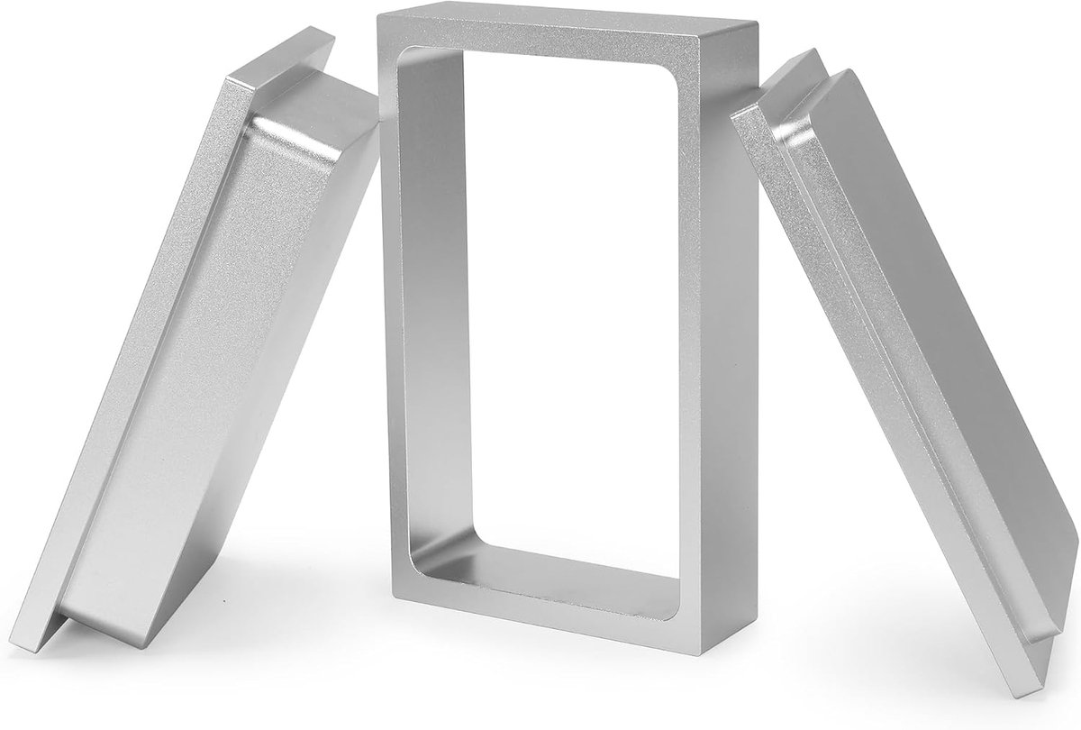 Pre-press-vorm voor oplosmiddelvrije doe-het-zelf-extractie- en pre-persvorm en persvorm (3 x 5 zilver)