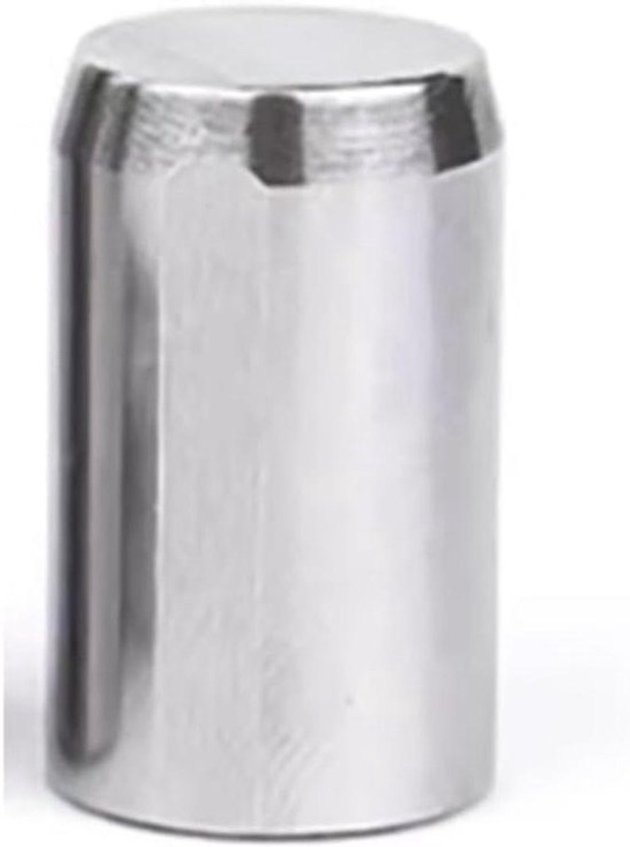 Cilindrische Pen - Positioneringspen - Onderdelen Fixeren - Inwendige Schroefdraad - M8x70mm - Zilver