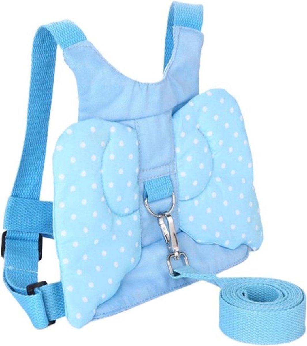Veiligheidstuigje Peuters - Kinderharnas Riem - Veilig Wandelen - Verstelbaar Ontwerp - 150 cm Touw - Blauw