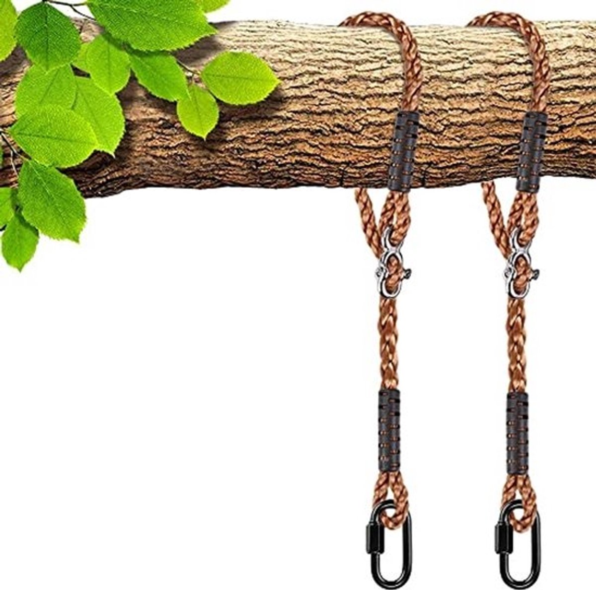 Verstelbaar Touw voor Schommels en Hangmatten - Max. Gewicht 454 kg - Set van 2 - 152 cm