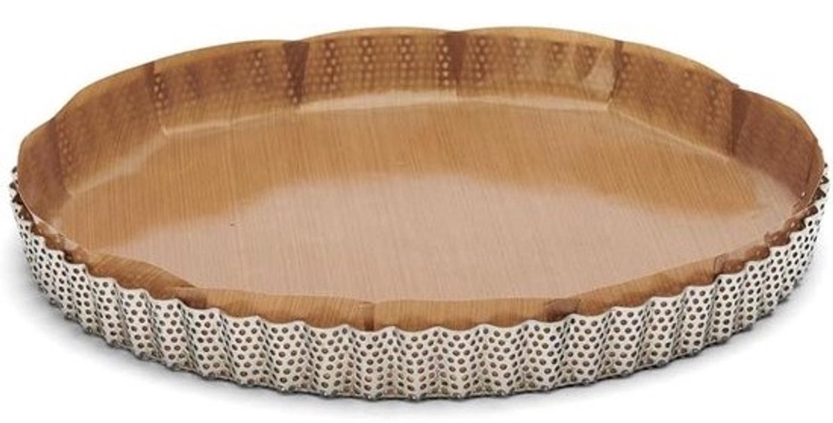 Taartvorm Rond - Bakvorm Afneembaar - Zelf Bakken - Roestvrij Staal - Ø 28 cm - Zilver