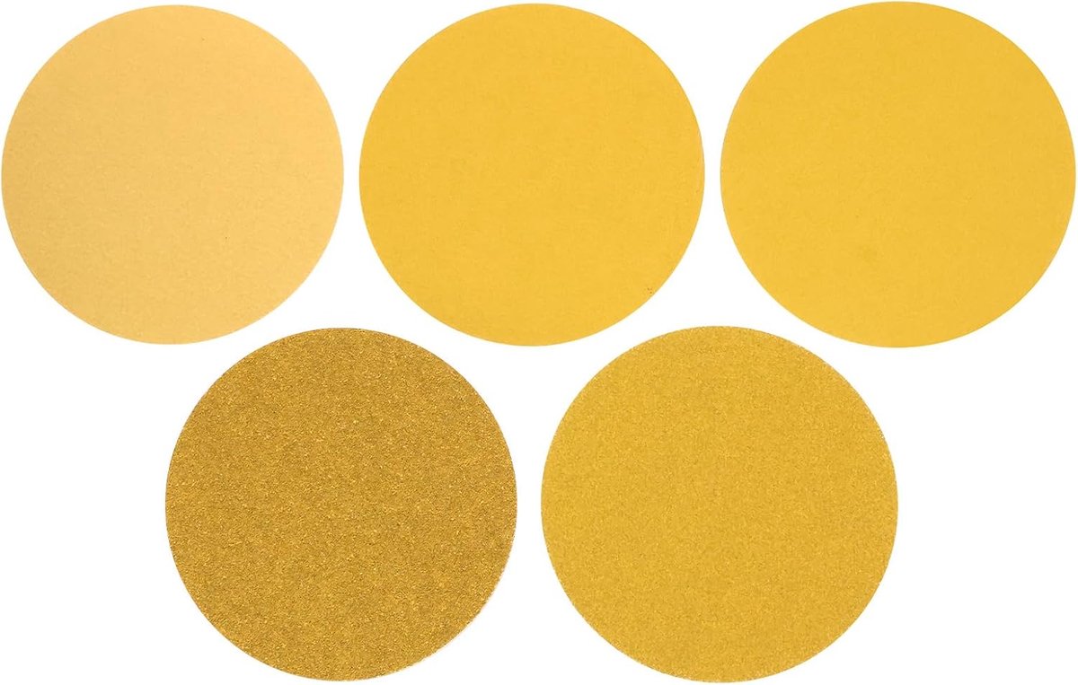 Idea 50Pcs 6 "PSA Schuurschijven 150Mm Zelfklevende Stickyback Schuurpapier Schijven 40/80/120/180/220 Grit Voor DA Sander Houtbewerking Metalen Schuren