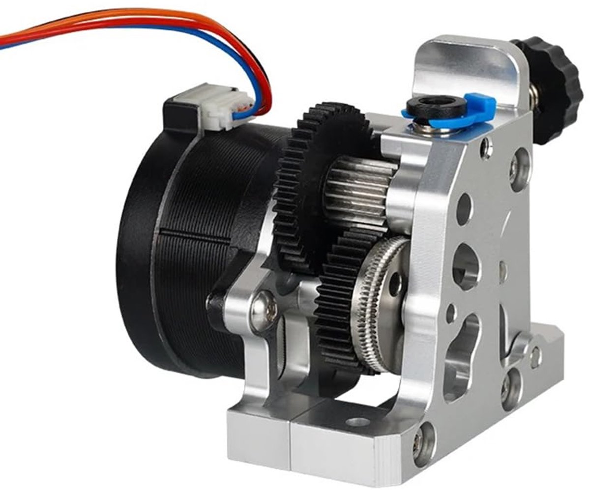 Voro Extruder Voro 3D-printerextruder Extruder voor Voro-printers All Metal High Torque 36mm Ronde Stappenmotor Extrader met 9,5: 1 Overbrengingsverhouding voor CR-10 Ender-3 (SILVER)