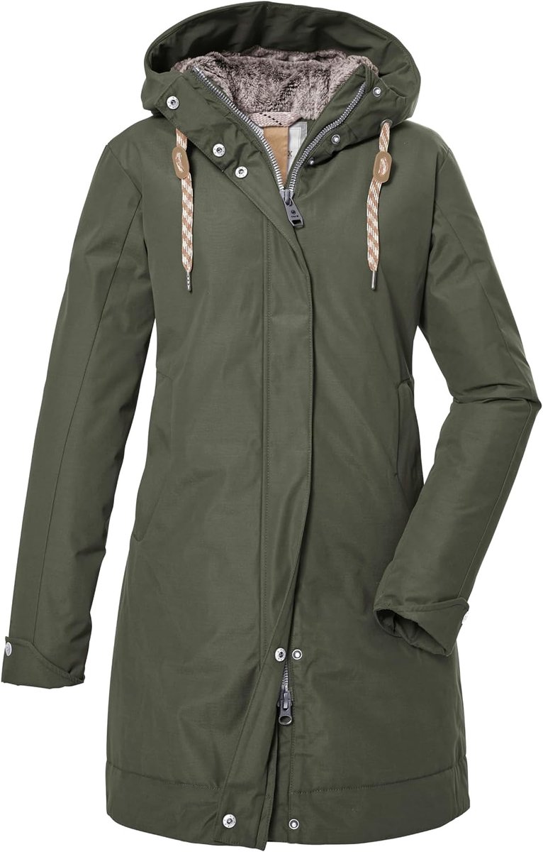 DX Gw 13 Wmn Prk dames Winterparka/functionele parka met capuchon