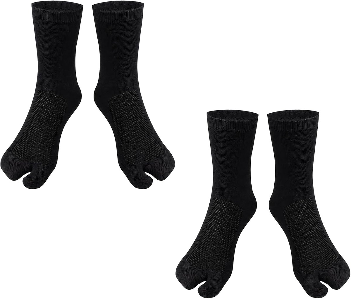 Sokken voor teenslippers en sandalen, split-toe-sokken 35-46