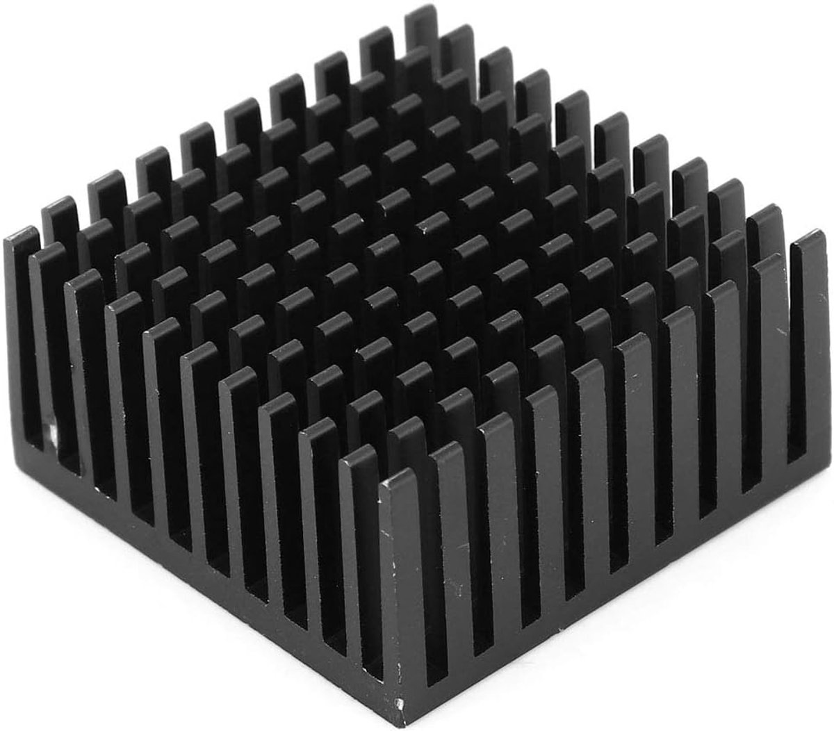 5 Stks Aluminium Heatsink 40x20x40mm Koeler Koellichaam Fin Radiator voor Cooling GPU IC Chips(zwart)