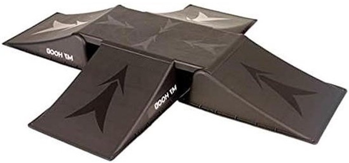 Skate Ramp Vierweg Ramp Skateboarden Oefenen Opvouwbaar Niet gespecificeerd