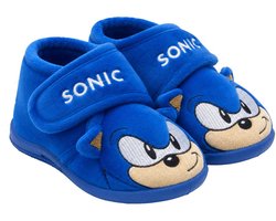 Sonic the Hedgehog sloffen voor jongens - blauw