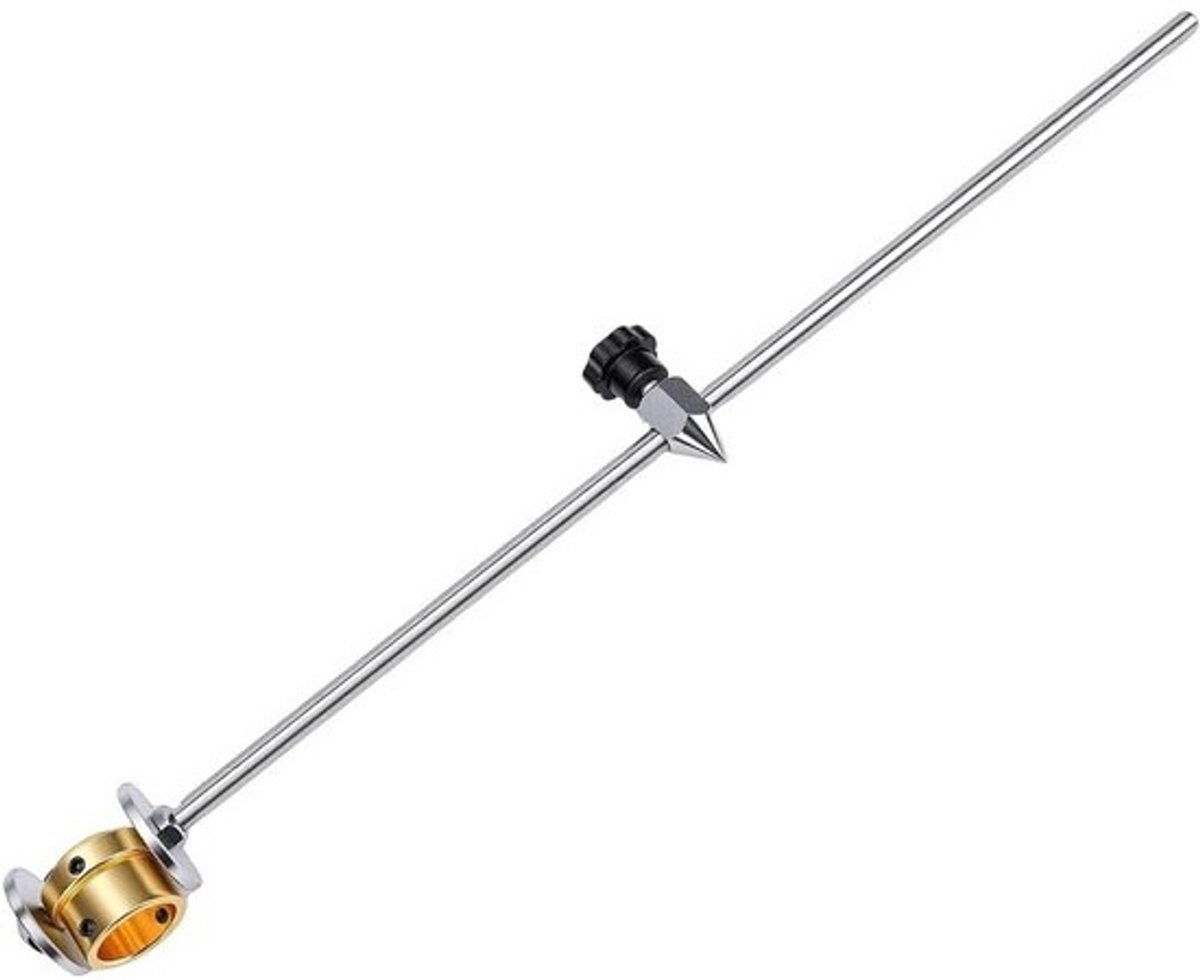Snijrol Plasmasnijder - Cirkelgeleider - Nauwkeurig Cirkels Snijden - Verlengde Rolsnijder - 400 mm - Zilver