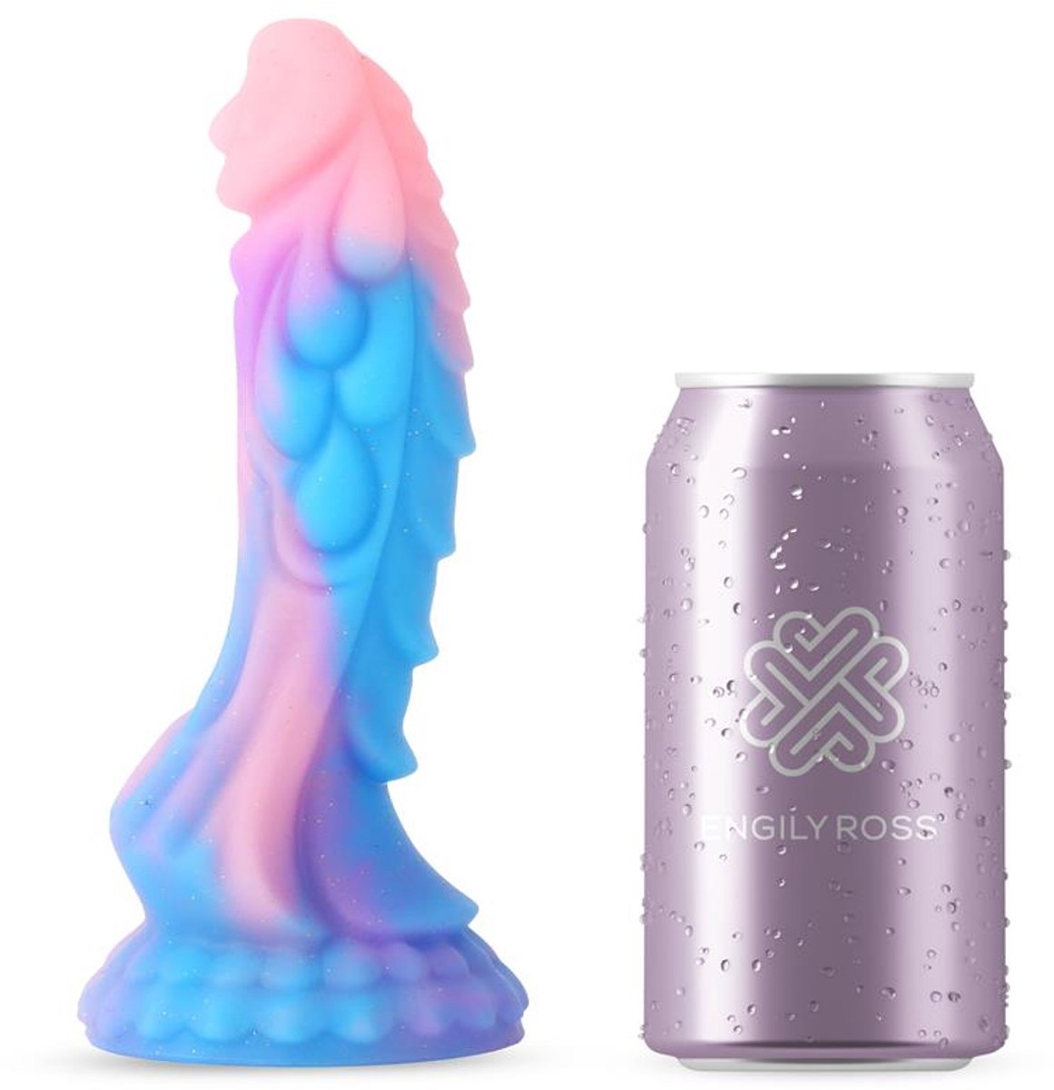 DILDOX BY ENGILY ROSS Luminiscent Dragon Shaped Dildo 18 Cm