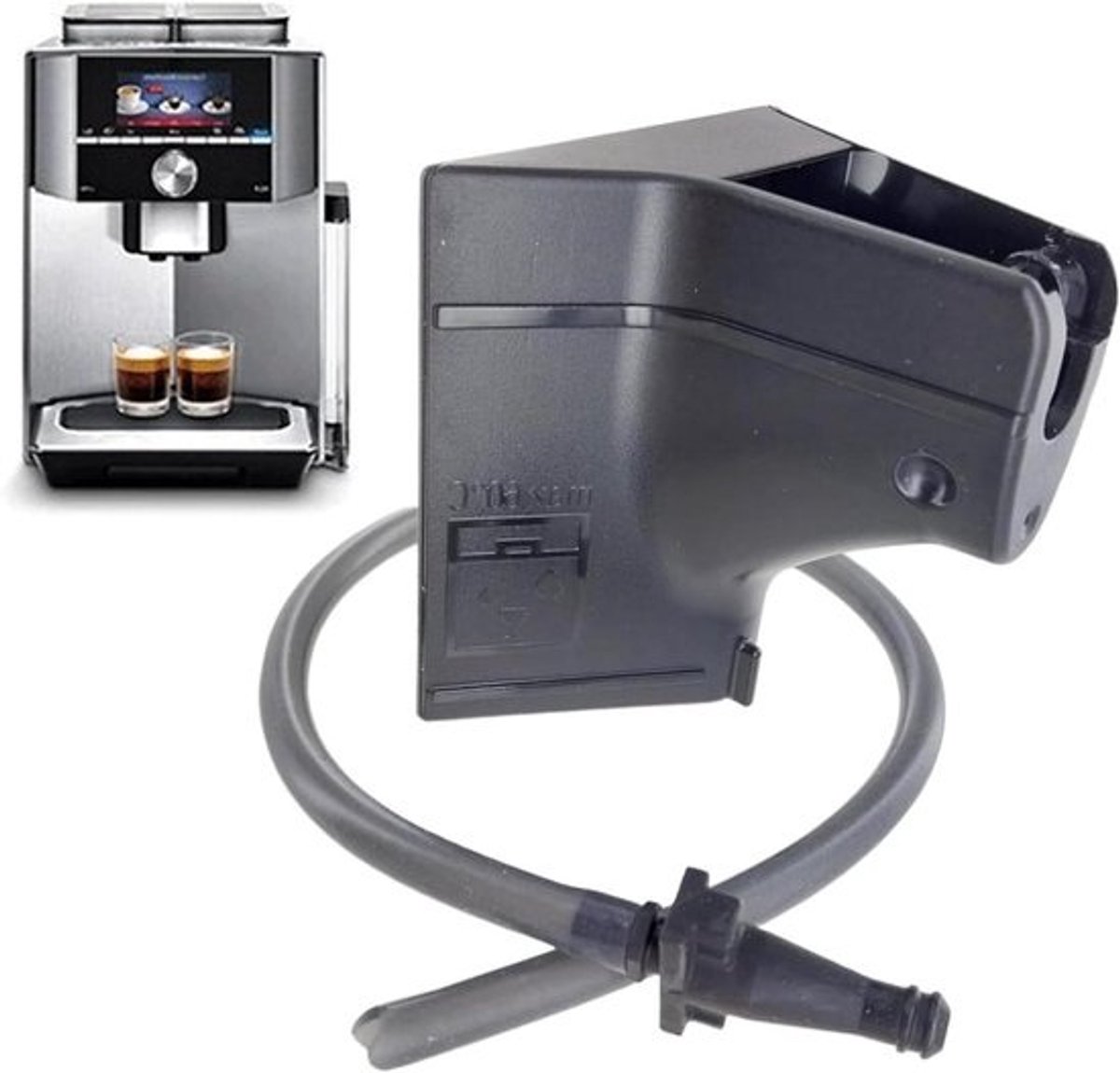 Melkreservoir adapterset - Melkslang accessoire - Koffiebereiding thuis - Vaatwasmachinebestendig - Niet gespecificeerd - Enkele kleur