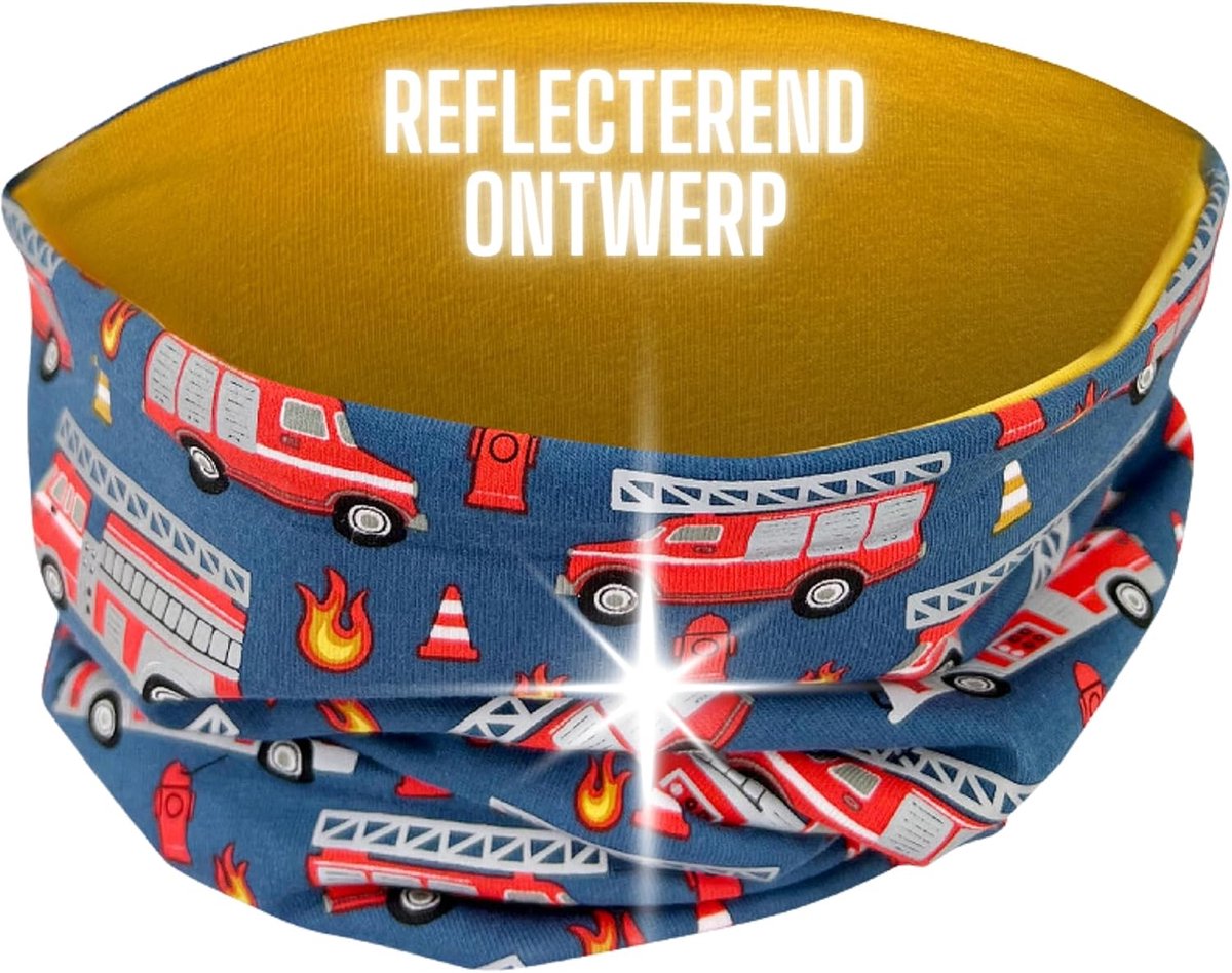 360° Reflector Kinder Beanie Muts of Loop Sjaal – Fleece of Jersey binnenkant voor zomer, lente, herfst en winter