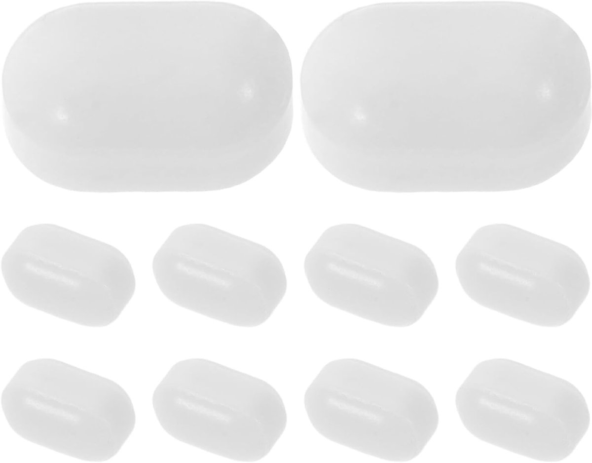 10 Stuks roerstokjes roerderstang magnetisch roerder Roerende bar magnetisch magnetische roerders PTFE White Herbruikbaar